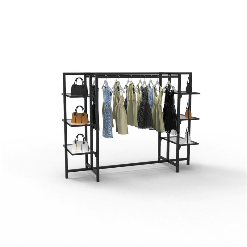 Factory wholesale Steel Cloth Display Stand For Shop -
 This Is A Three-Layer Multi-Functional Clothing Display Stand – Jiquan