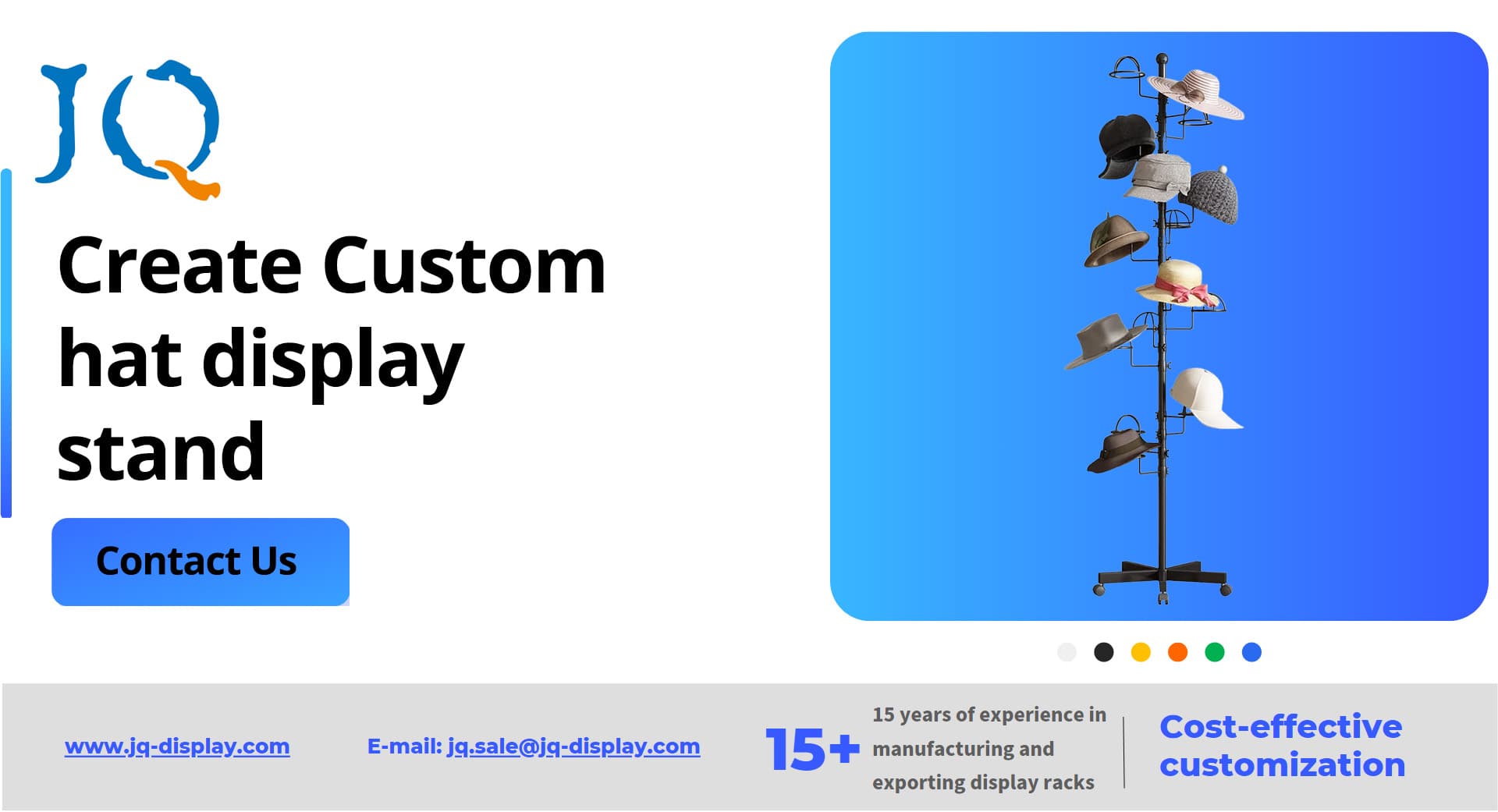 Create Custom hat display stand