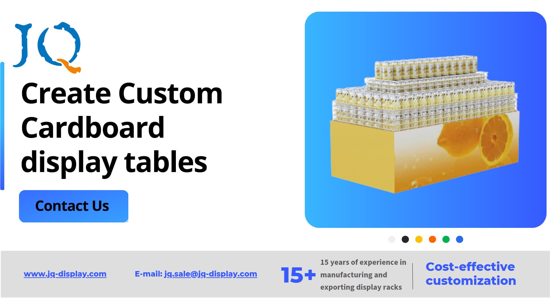 Create Custom display tables