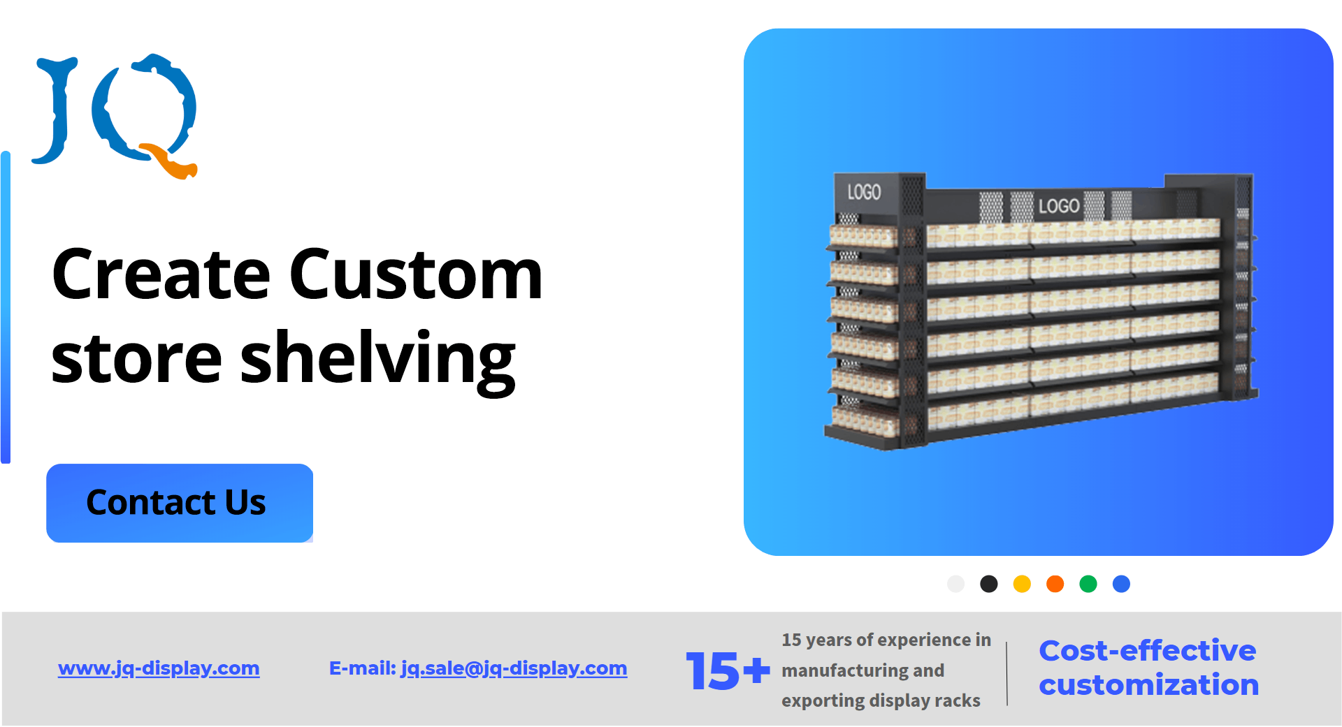 Create Custom store shelving