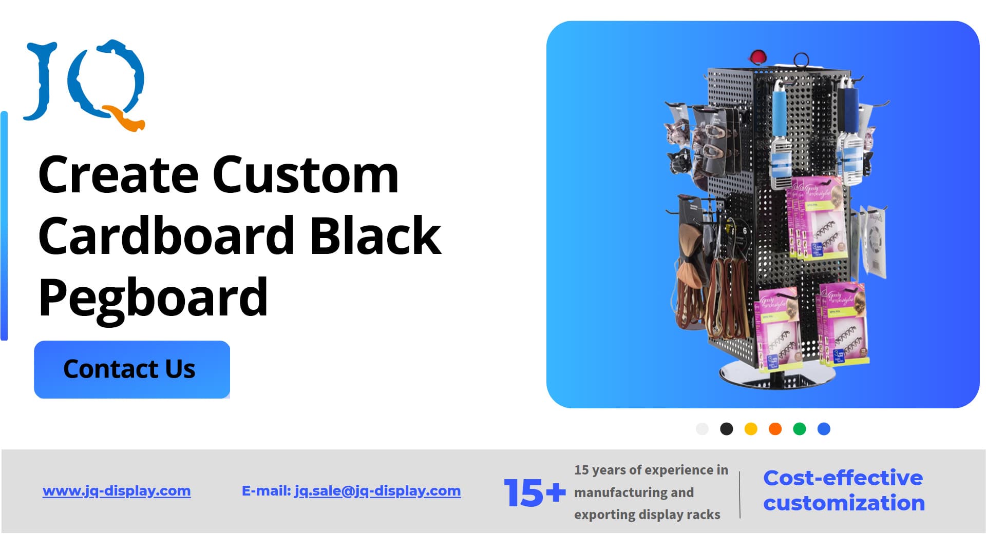 Custom Black Pegboard
