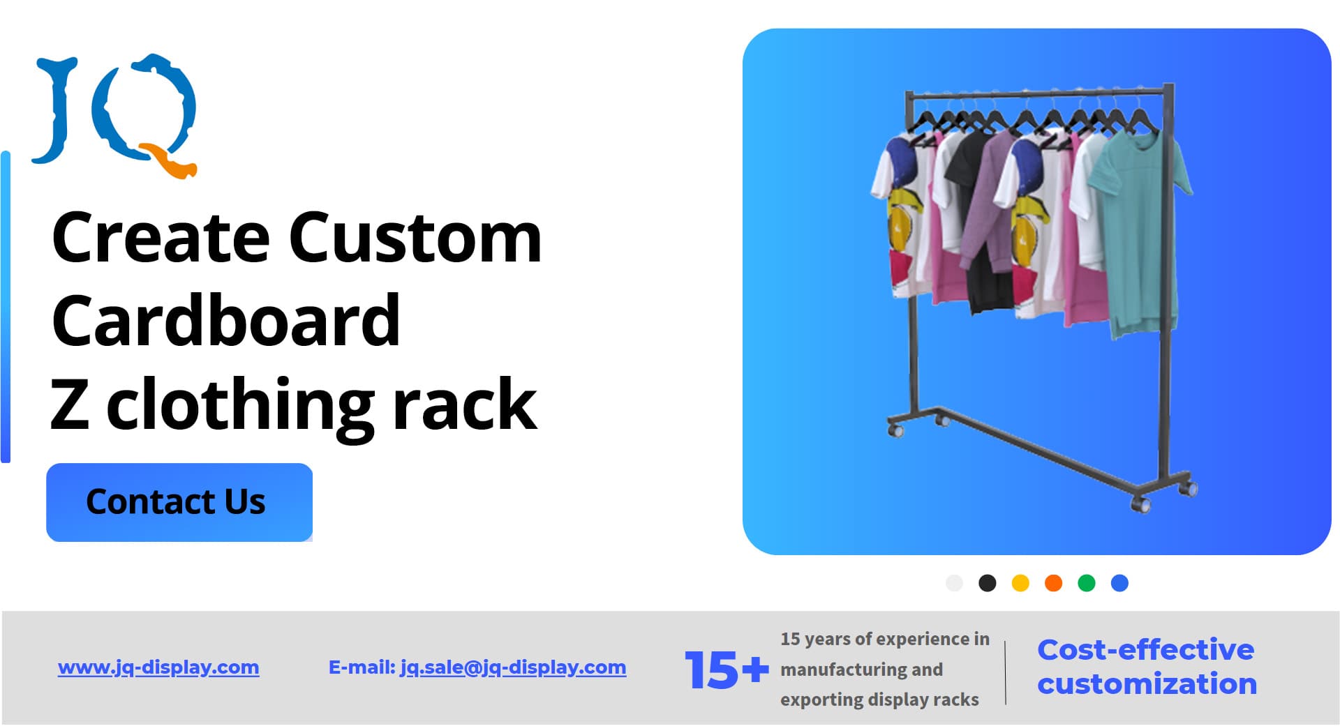 Custom z clothing rack