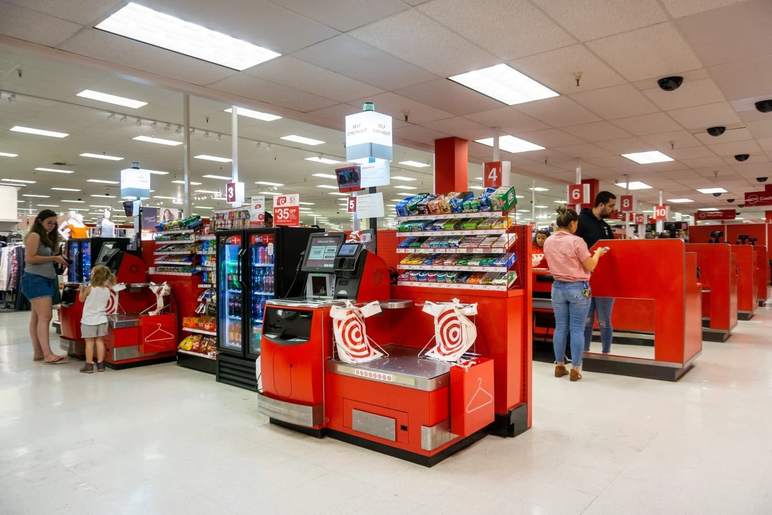 PDQ Displays next to the cash register