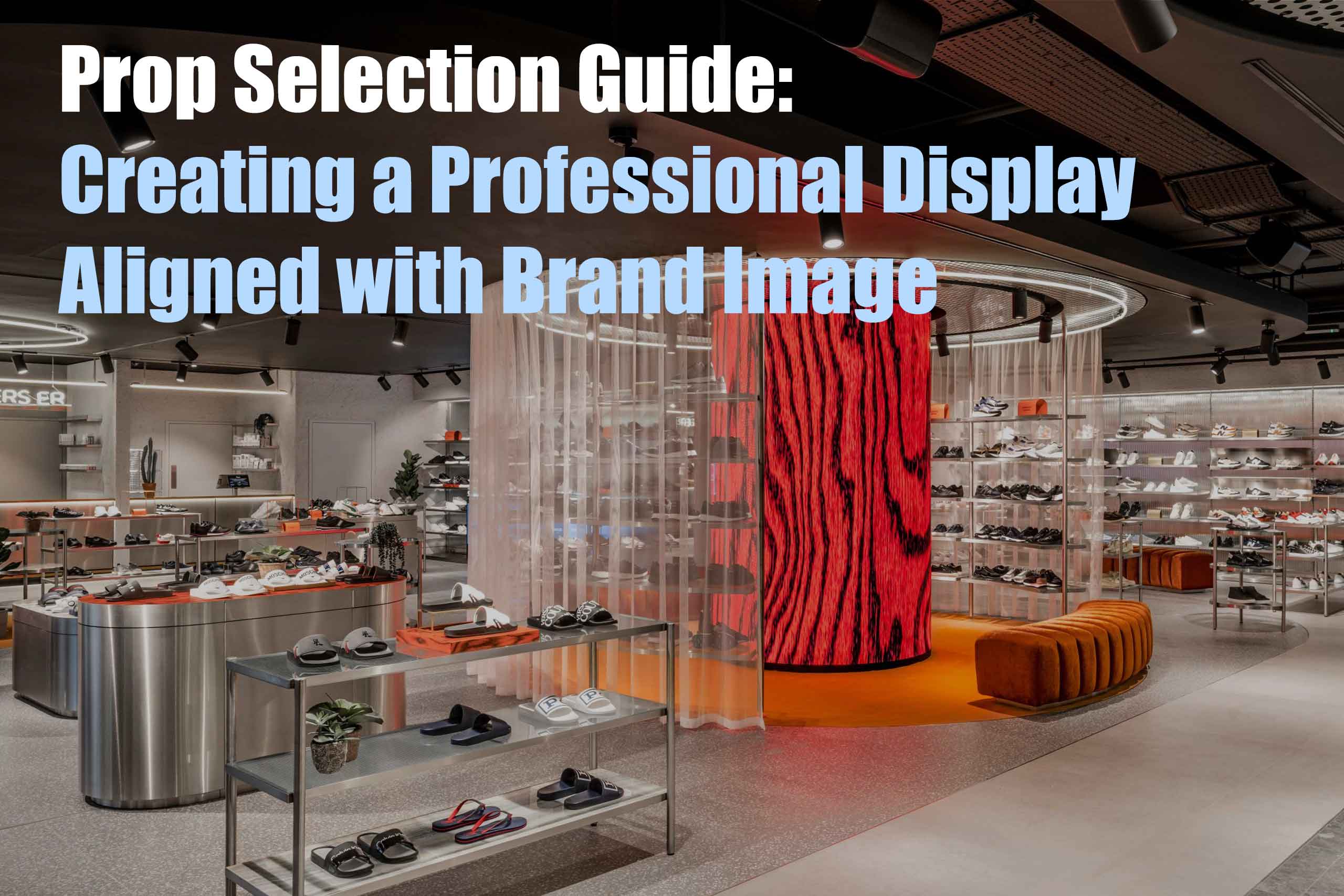 Prop Selection Guide Creating a Professional Display Aligned with Brand Image