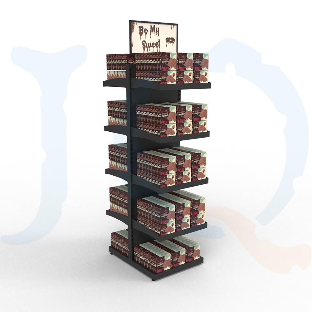 2022 wholesale price Commercial Garment Rack -
 Multifunctional food display shelves in stores and supermarkets – Jiquan