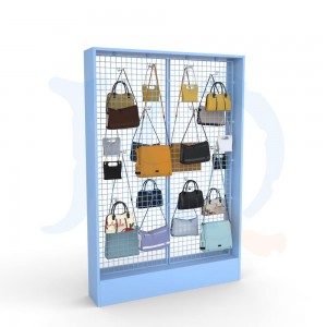 High reputation Clothes Rail On Wheels -
 Retail Metal Grid Panel Display Racks – Jiquan
