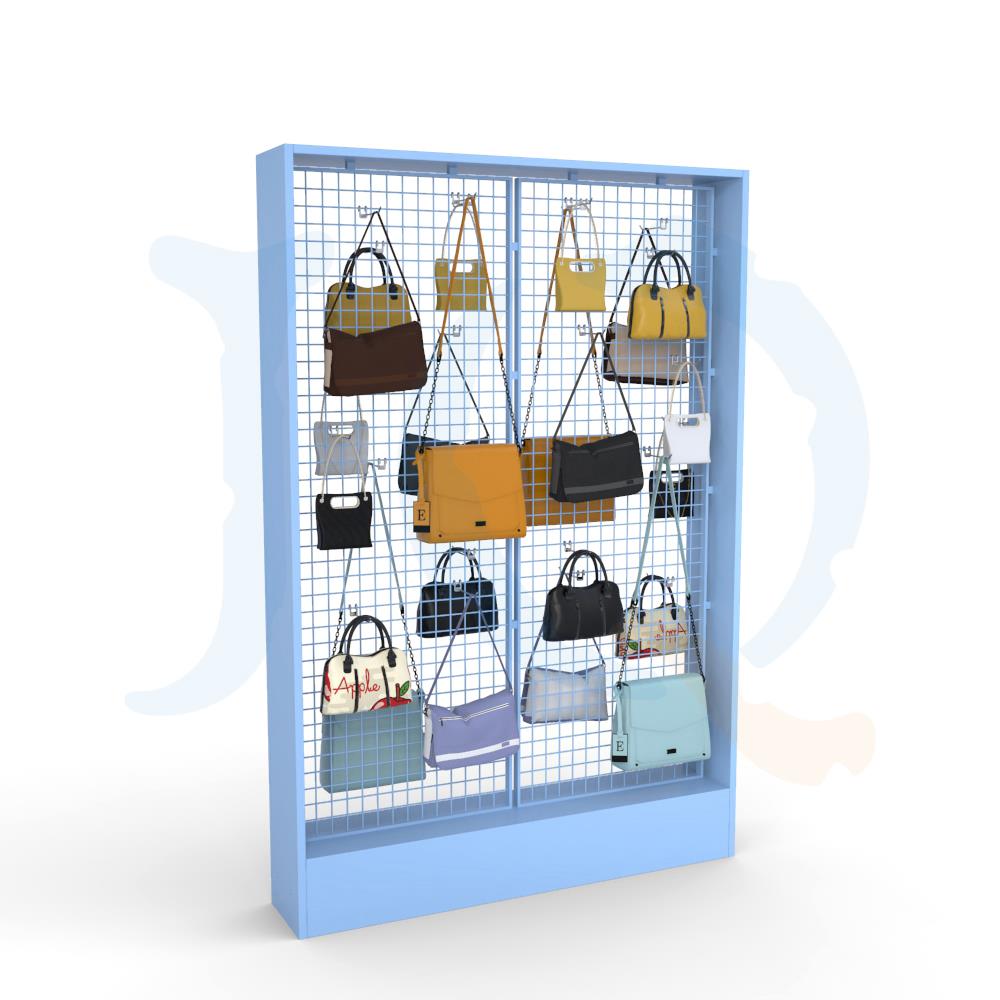 Cheap PriceList for Hanger Stand For Clothes Shop -
 Retail Metal Grid Panel Display Racks – Jiquan