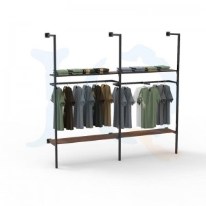 clothing rack in store