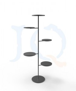 Small display stand made of iron