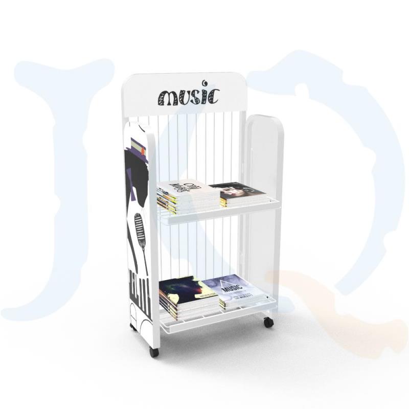 Mobile retail multi-functional display rack