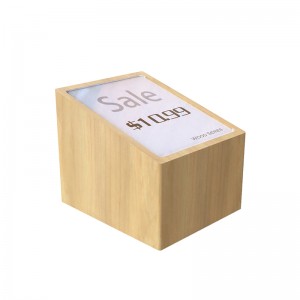 Manufacturing Companies for Gridwall Mesh Panel -
 Fine Wooden Retail Price Signage – Jiquan