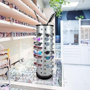 rotating sunglasses display